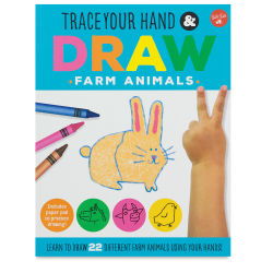 Trace Your Hand and Draw: Farm Animals