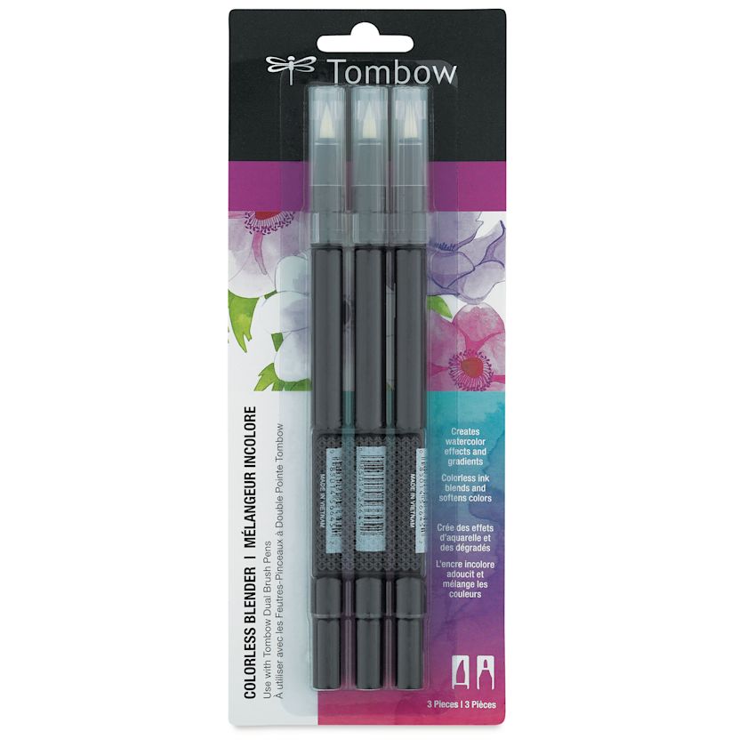 Tombow Colorless Blender Pens Pkg of 3 BLICK Art Materials