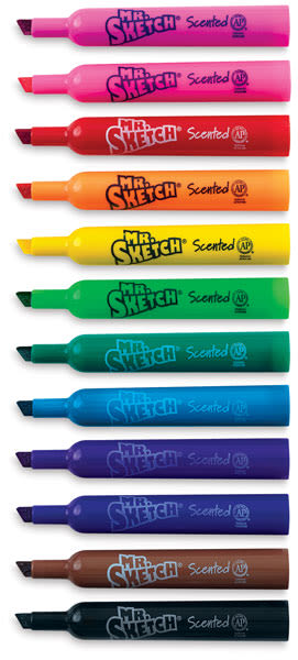 Mr. Sketch Scented Marker Set Assorted Colors, Set of 12 BLICK Art