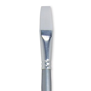 Open in modal - Liquitex Basics Synthetic Brush - Flat, Long Handle, Size 10