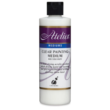 Chroma Atelier Clear Painting Medium - 8 oz bottle