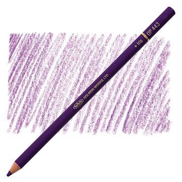 Open in modal - Holbein Artists' Colored Pencil - Iris, OP443 pencil and swatch