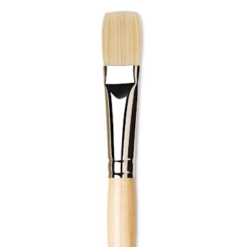 Open in modal - Da Vinci Chuneo Synthetic Hog Bristle Brush - Bright, Size 24 (Close-up)