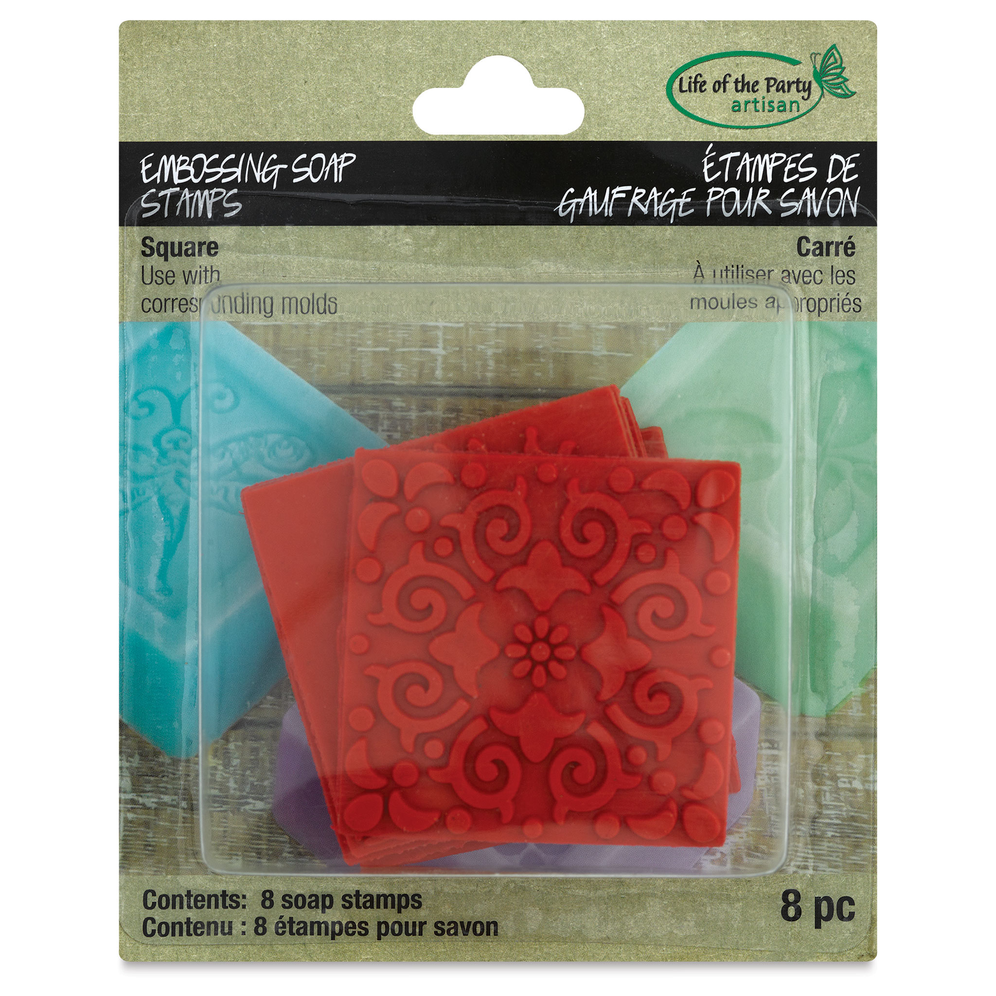 Life of the Party Embossing Soap Stamps