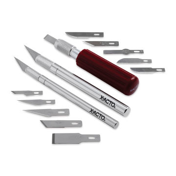 X-Acto Basic Knife Set with Case - Components of set shown 