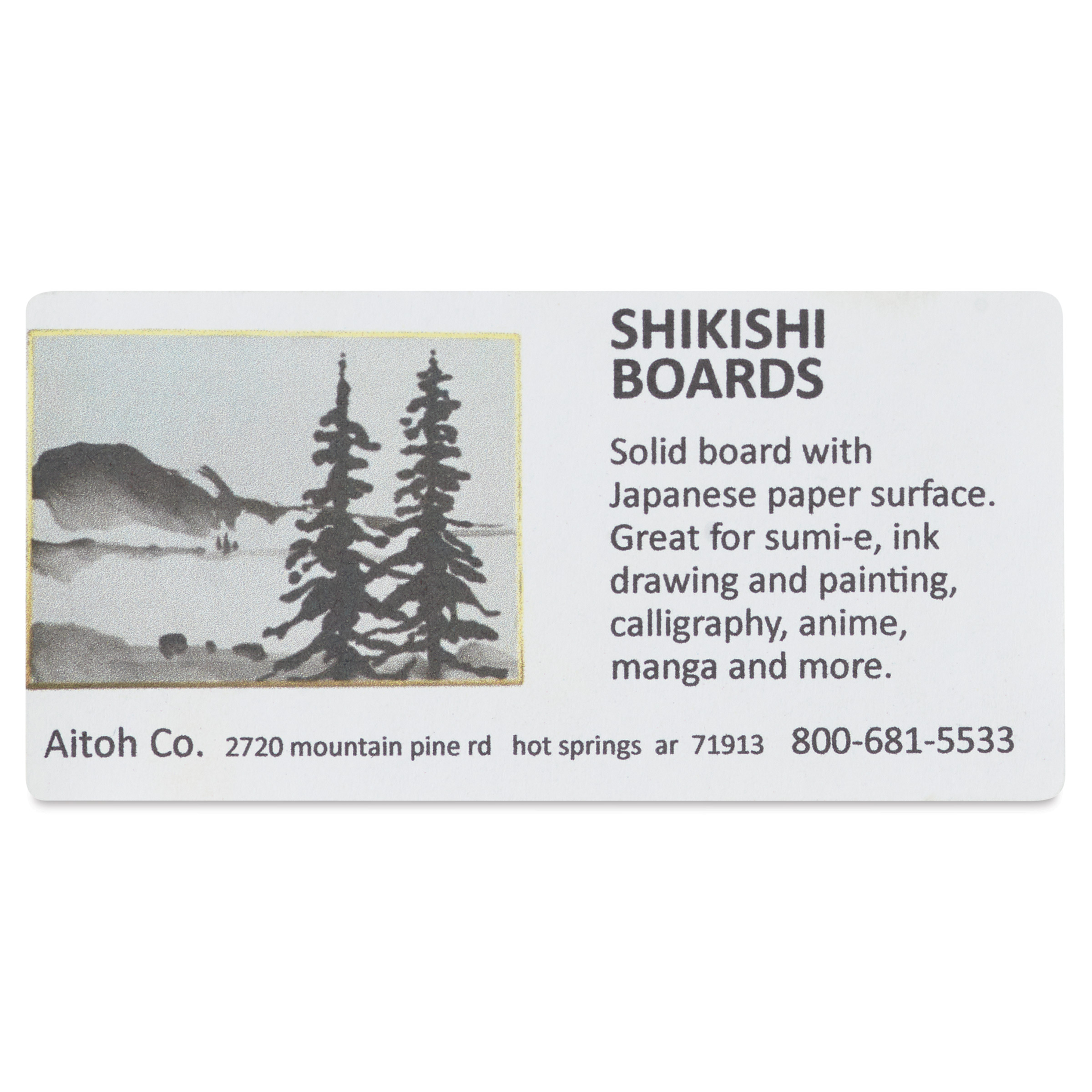 Aitoh Gasen Paper Shikishi Boards | BLICK Art Materials