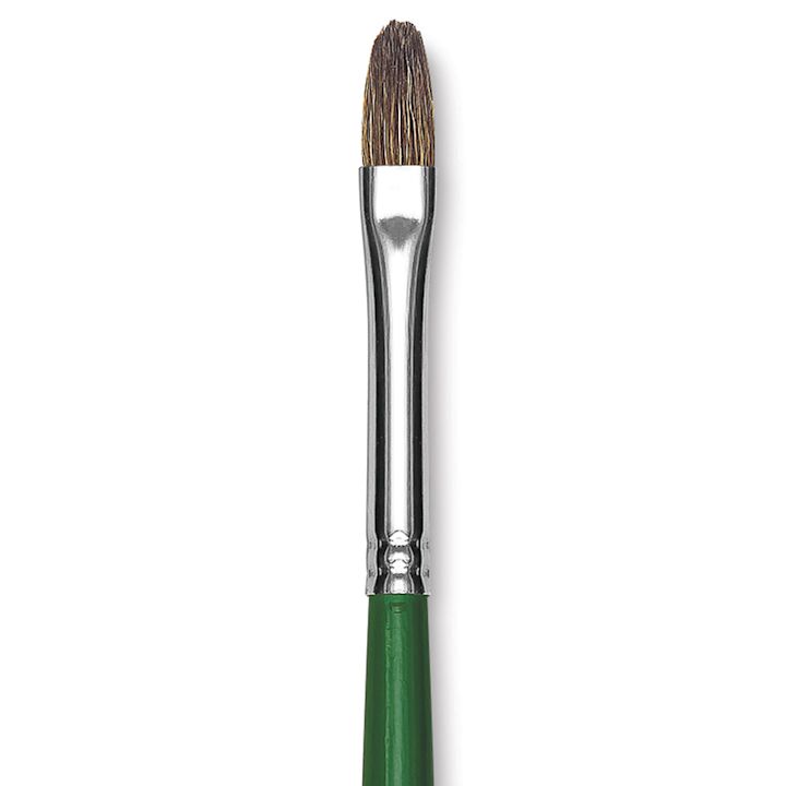 Blick Economy Sable Brush Filbert, Long Handle, Size 6 BLICK Art