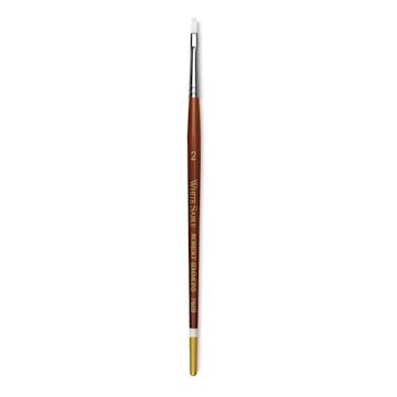 Open in modal - Robert Simmons White Sable Watercolor Brush, Short Handle, Shader, 2