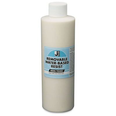 Jacquard Waterbased Resist - Front of 8 oz Colorless Bottle shown
