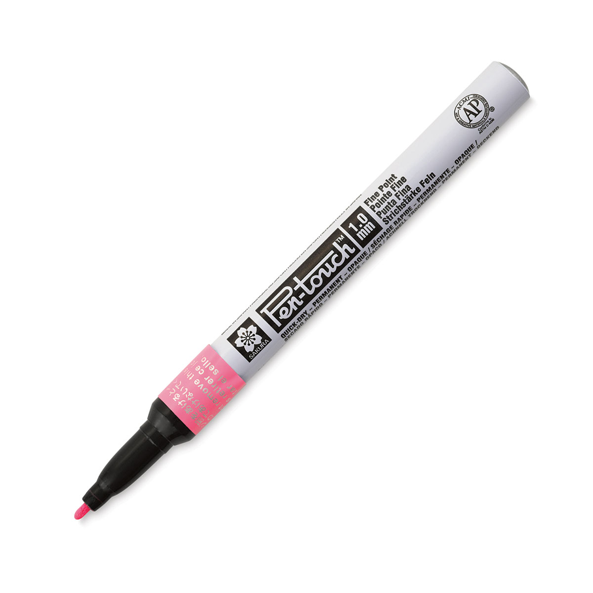 Sakura Pen-Touch Paint Marker - Fine Tip, Fluorescent Pink | BLICK