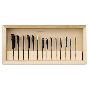 Open in modal - Flexcut Power Gouges - Set of 9 - open to show contents