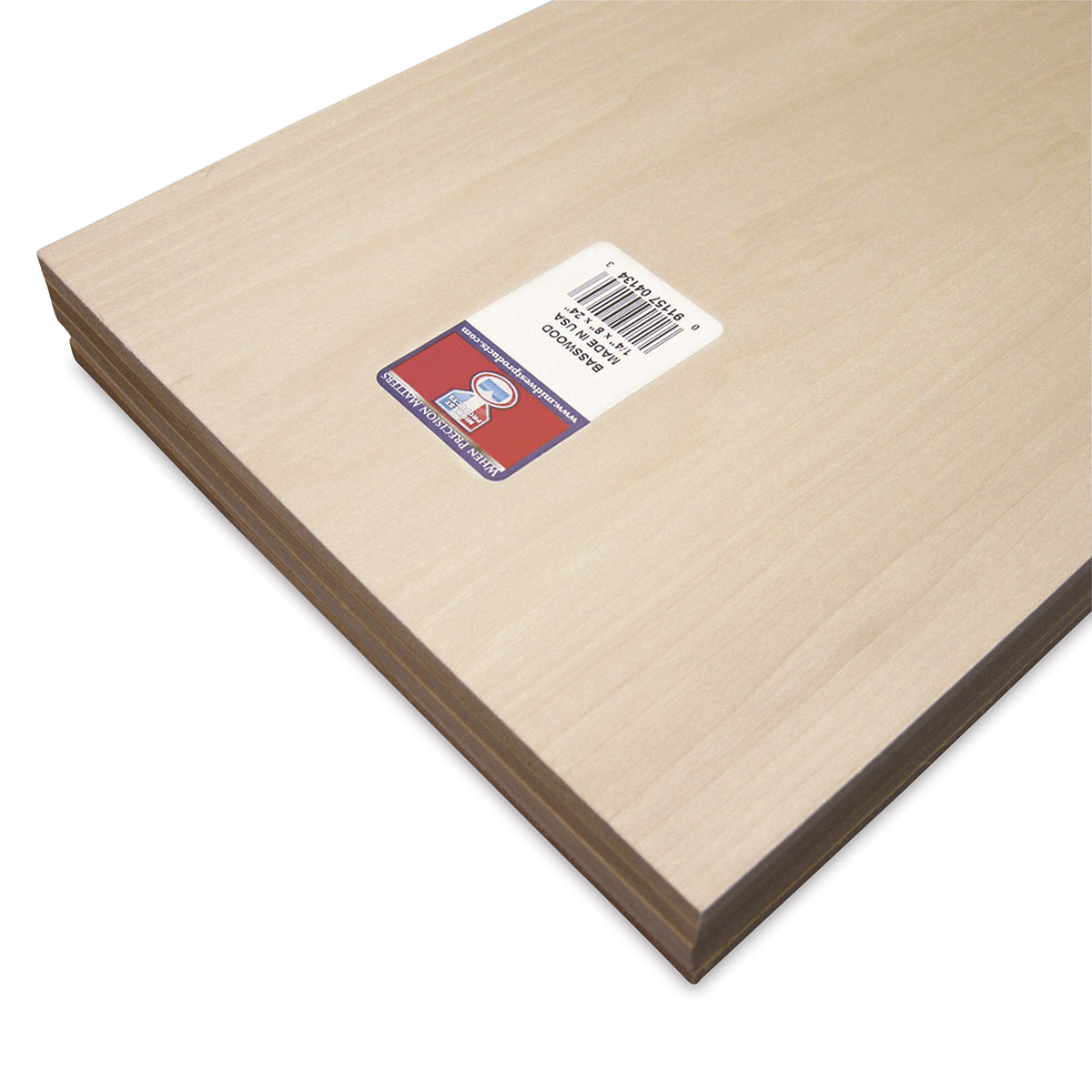 Midwest Products 4134 Basswood Sheet 1/4 x 8 x 24