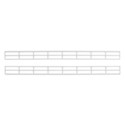 Plastruct Styrene Structural Hand Rails - Pkg of 2, 1:100 Scale, 27/64" H x 3/4" W x 6" L