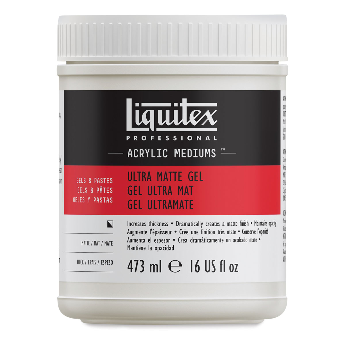 Liquitex Ultra Matte Medium: 16 oz