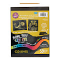 Now You See It Scratch and Reveal Art Paper - Gold Glimmer, Pkg of 50 Sheets