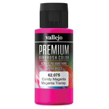 Vallejo Premium Airbrush Colors - 60 ml, Candy Magenta