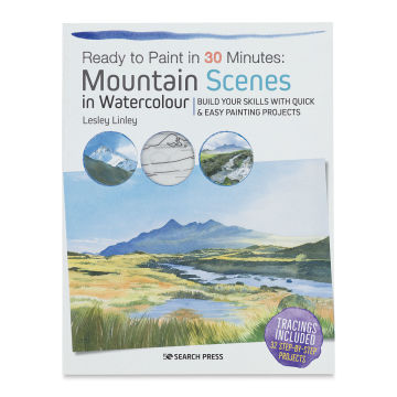 Ready to Paint in 30 Minutes: Mountain Scenes in Watercolour, Book Cover