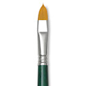 Escoda Barroco Toray Gold Synthetic Brush - Filbert "Cat's Tongue", Long Handle, Size 10