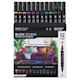 Blick Studio Double-Ended Alcohol Art Markers - Assorted Colors, Set of 12, front of packaging