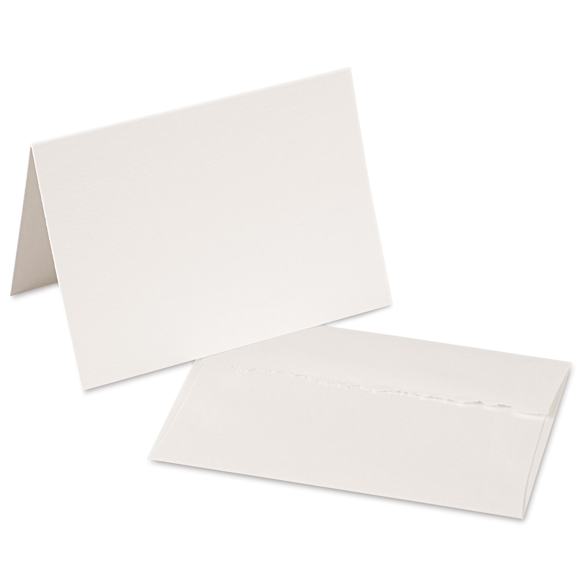 Strathmore Watercolor Blank Cards with Envelopes 5 x 6.875 White 20  Cards/Pack (56240-PK2)