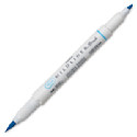 Zebra Mildliner Double Ended Brush Pen - Cyan