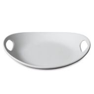 Mayco Earthenware Bisque Handled Platter