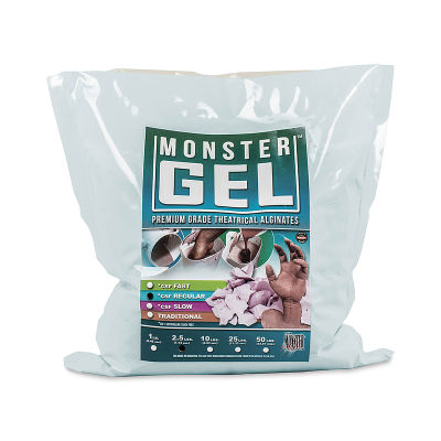 The Monster Makers Monster Gel - Front of 2 1/2 lb bag of Monster Gel