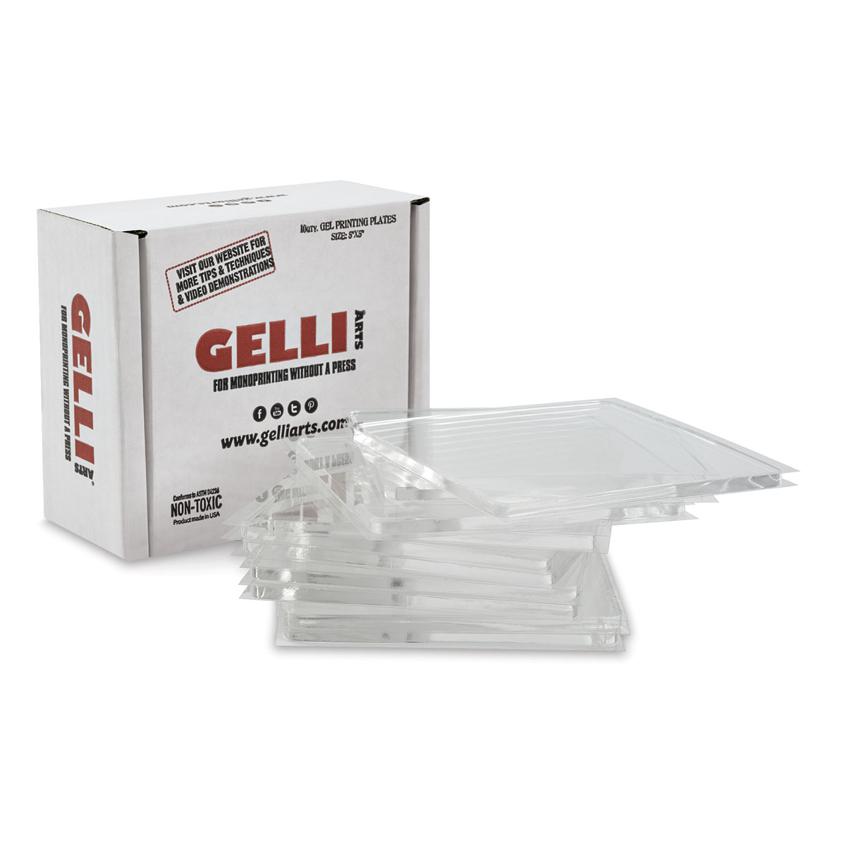Gelli Arts Gel Printing Plate 4, Round