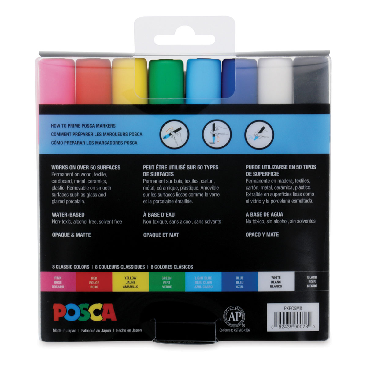 Uni Posca Paint Markers, Medium - Standard (set of 8) – Ink & Lead