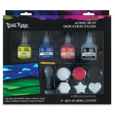 Brea Reese Alcohol Ink - Front of package of 23 Piece Set