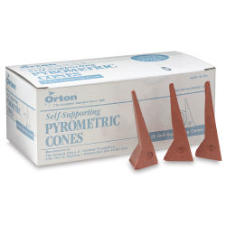 Orton Self-Supporting Cones, Cone 5 - Box of 25