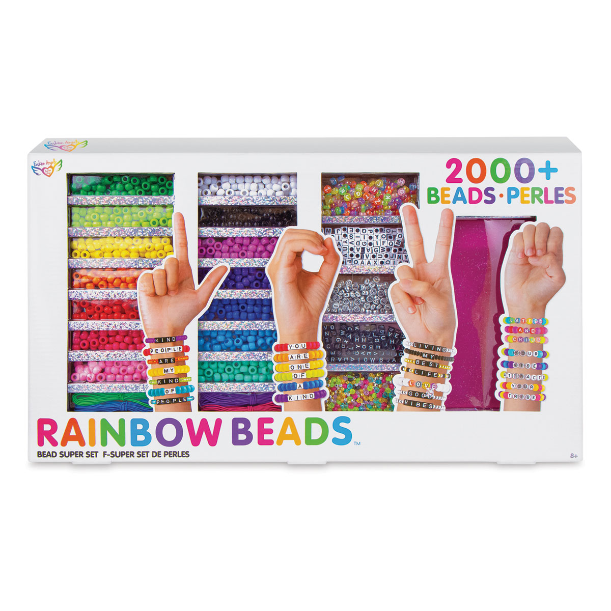 CRAYOLA - Fashion Angels - Set Crea i Tuoi Braccialetti Rainbow