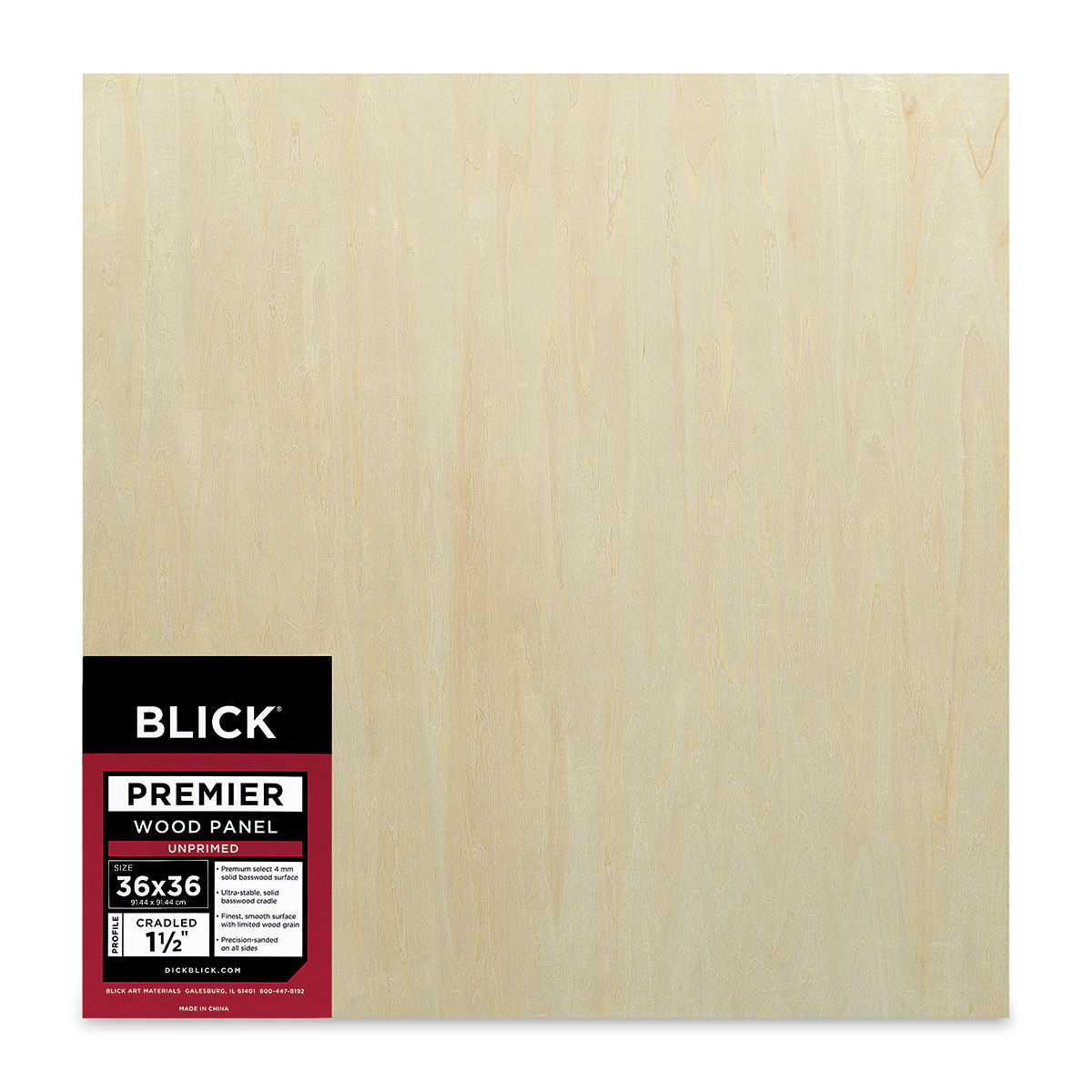 9" X 12" Birch Wood Paint Pouring Panel Boards, Gallery 1-1/2" Deep