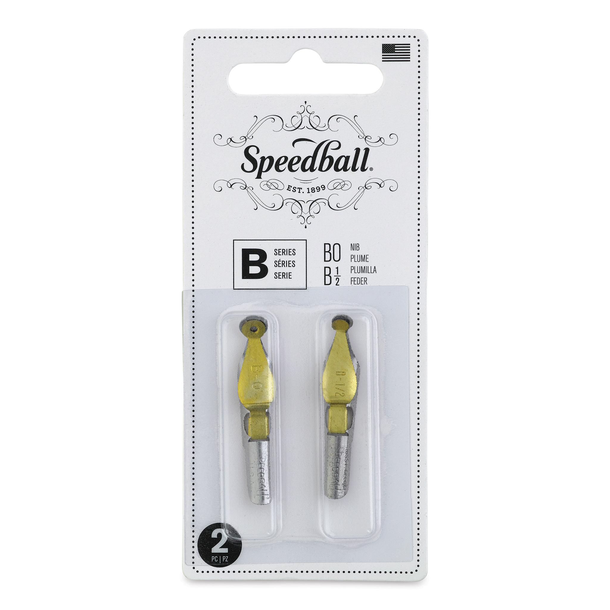 Speedball Broad Edge B-Series Round Calligraphy Nibs and Sets