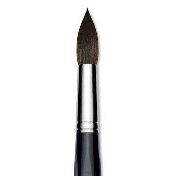 Open in modal - Da Vinci Casaneo Synthetic Squirrel Watercolor Brush - Round, Size 30, Short Handle, Synthetic