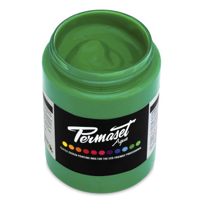 Permaset Aqua Fabric Ink - Mid Green, 300 ml