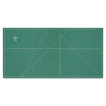 Open in modal - Alvin Cutting Mat - 18" x 36", Green/Black - green side