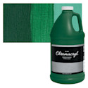 Chromacryl Students' Acrylics - Green Deep, 64 oz bottle