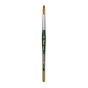 Utrecht Series 6150 Synthetic Golden Taklon Watercolor Brush - Round, Size 10, Short Handle