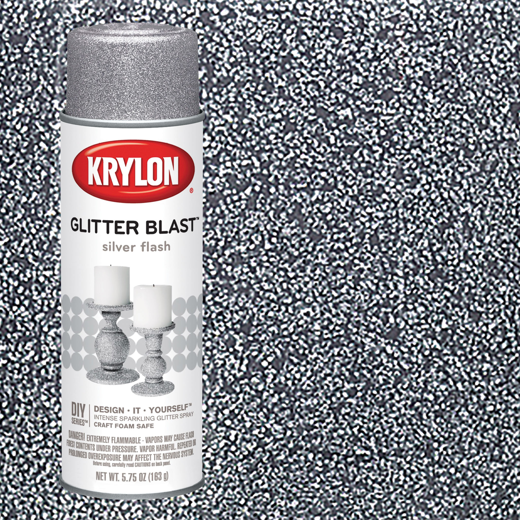  Krylon K03801A00 Glitter Blast Glitter Spray Paint for