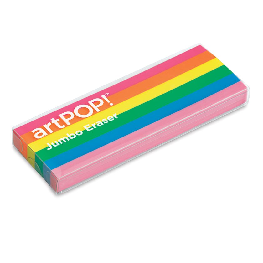 artPOP! Rainbow Jumbo Eraser BLICK Art Materials