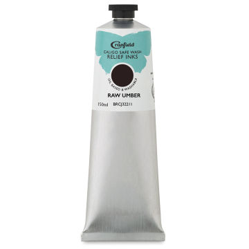 Cranfield Caligo Safe Wash Relief Ink - Raw Umber (Hue), 150 ml