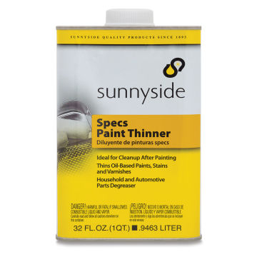 Sunnyside Specs Paint Thinner - Front view of 32 oz can