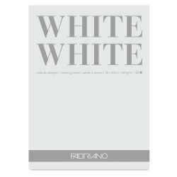 Fabriano White White Pad - 8" x 8", 300 gsm, 20 Sheets