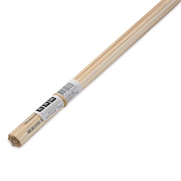 Open in modal - Bud Nosen Basswood Sticks - 1/32" x 1/8" x 24", 55 Sticks - close-up