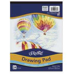 Pacon UCreate Drawing Pad - Top view of Drawing Pad cover

