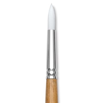 Open in modal - Grumbacher Bristlette Brush - Round, Long Handle, Size 6