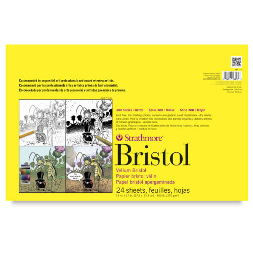 Strathmore 11 x 17 300 Series Sequential Art Vellum Bristol Pad