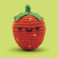 The Woobles Beginner Crochet Amigurumi Kit - Alice the Strawberry