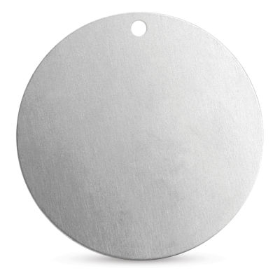 ImpressArt Stamping Blanks - Circle Blank w/ Hole, Aluminum, 3/4" Dia, Package of 15 (Single blank)